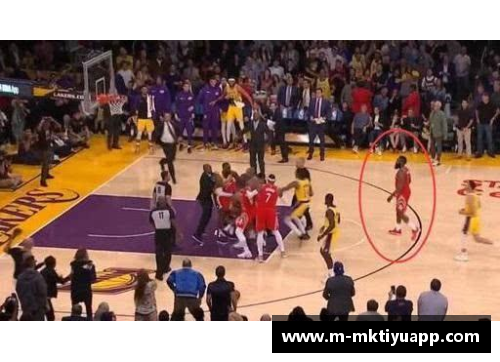 NBA群架现场曝光！球员间激烈冲突引发赛场风波